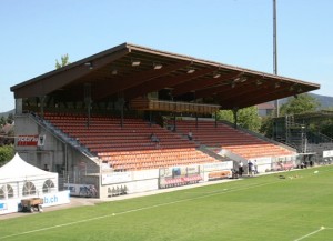 Das Stadion Brügglifeld in Aarau (Bild: Wikipedia/Patrick Haller/CC-Lizenz).