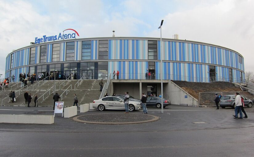 Die EgeTrans Arena der Bietigheim Steelers (Bild: Lutz H / Wikipedia).